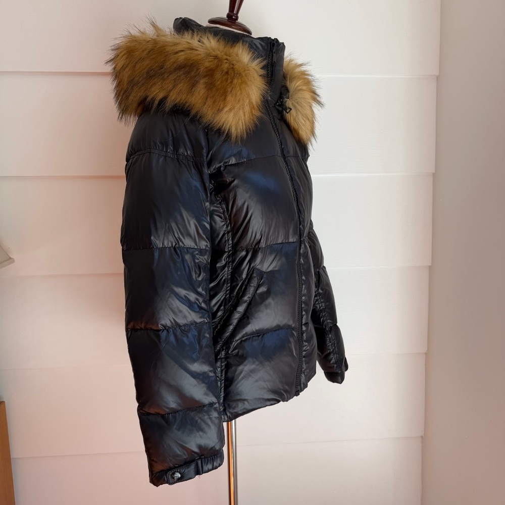 S13 Down Puffer Coat with Removable Hood size M - Picture 4 of 10
